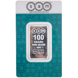 SAM 100g Silver Bar