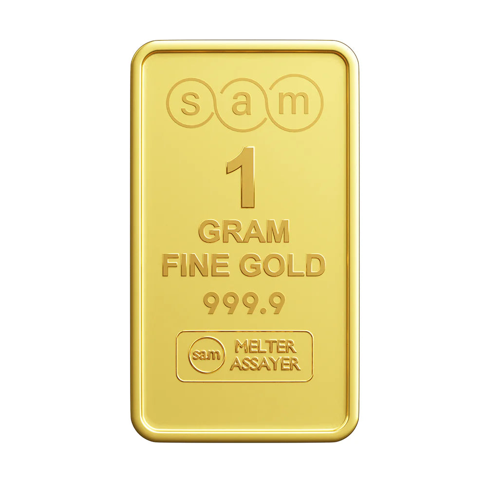 SAM Gold Bar 1 Gram
