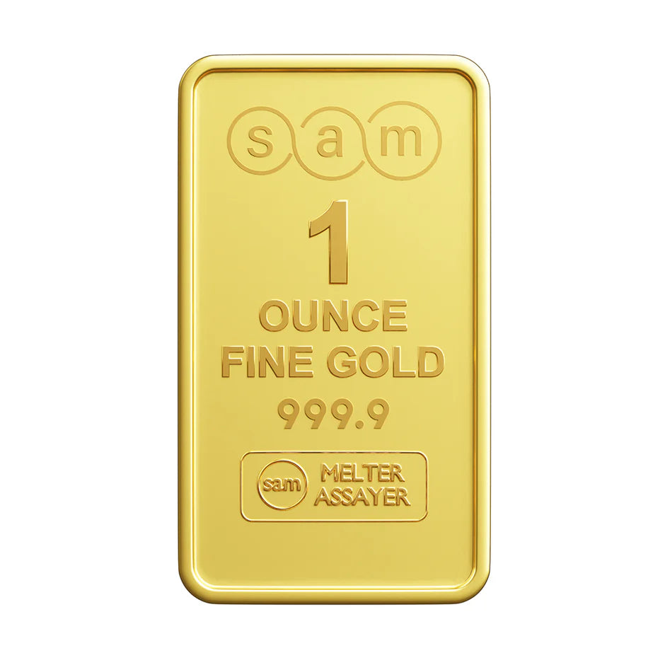 SAM Gold Bar 1 Ounce