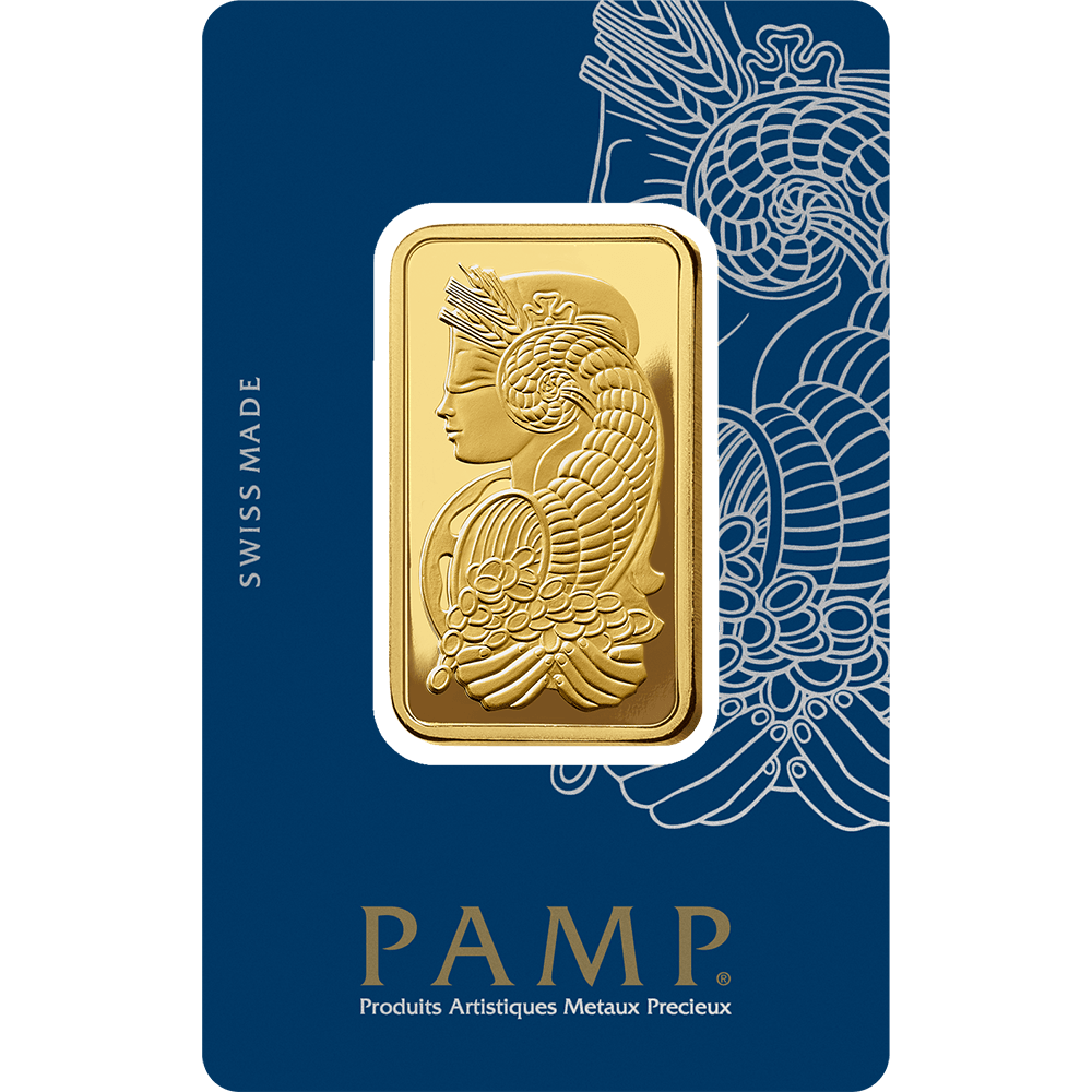 Pamp Suisse Queen Fortuna Gold Bar 24KT - 1 Ounce - Malahi Gold Trading