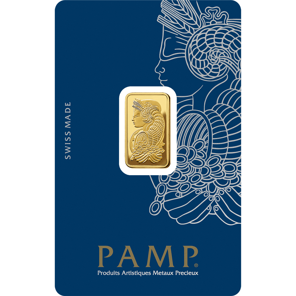 Pamp Suisse Queen Fortuna Gold Bar 24KT - 5 Gram - Malahi Gold Trading