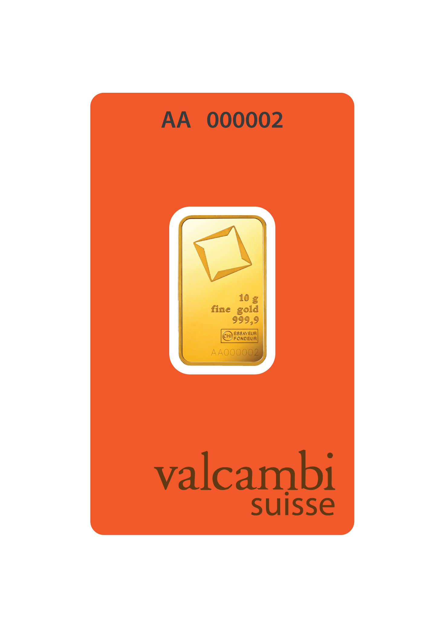 Valcambi Suisse Gold Bar 24KT - 10 gram - Malahi Gold Trading
