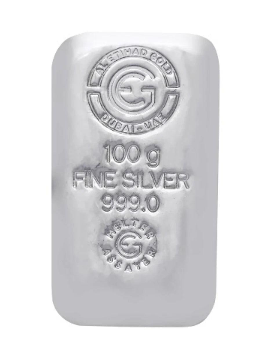 Etihad 100g Silver Bar