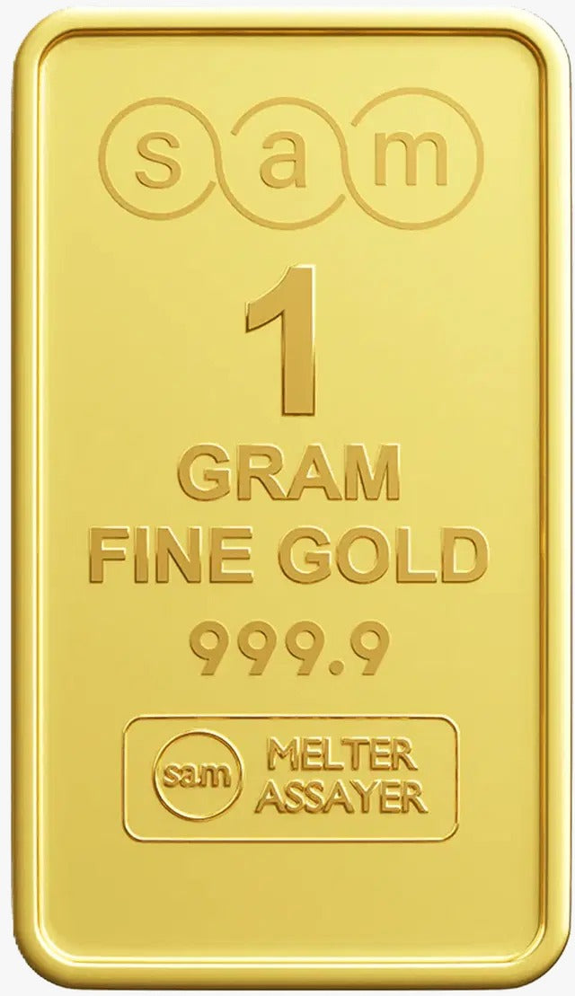 SAM Gold Bar 1 Gram