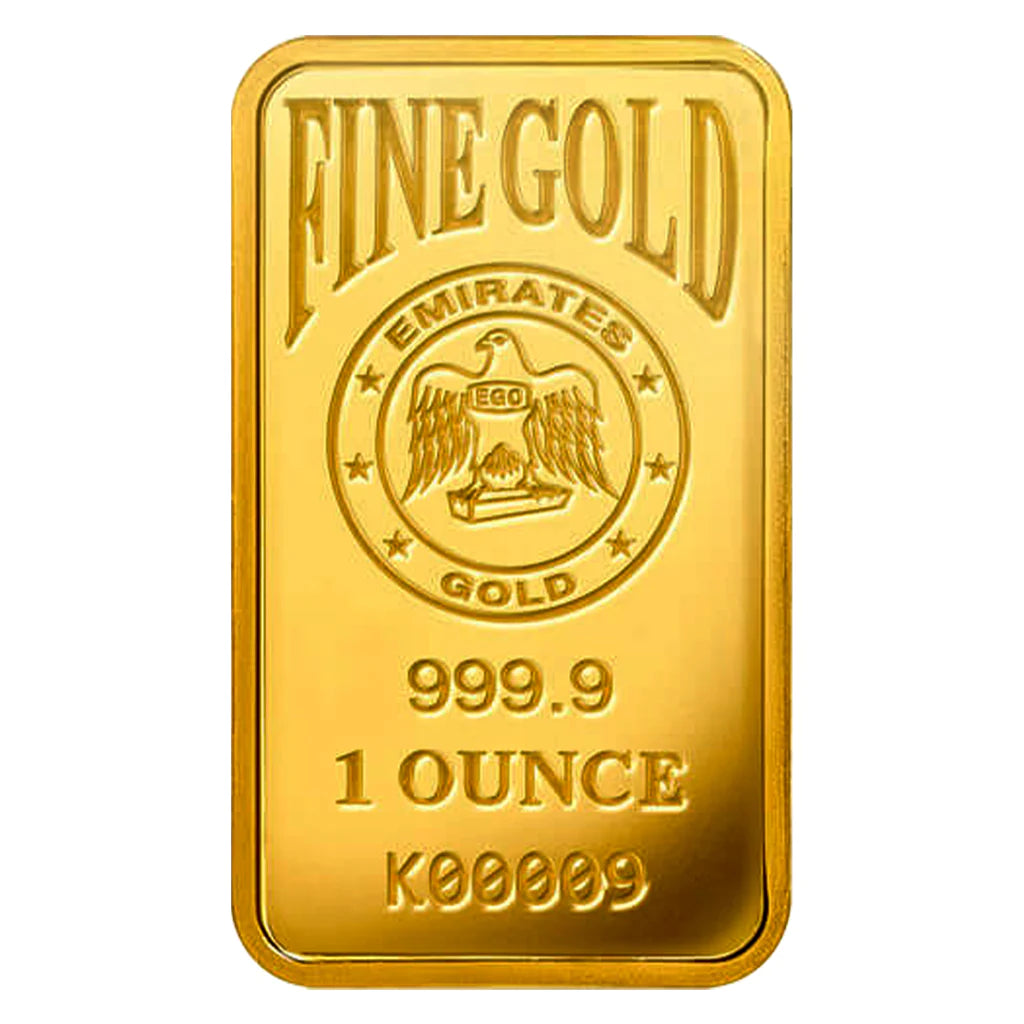Emirates Gold Bar 24KT - 1 Ounce - Malahi Gold Trading