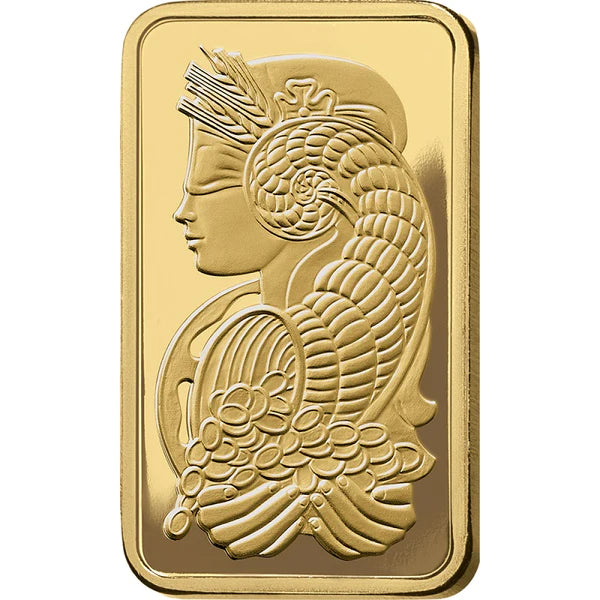 Pamp Suisse Queen Fortuna Gold Bar 24KT - 1 Ounce - Malahi Gold Trading