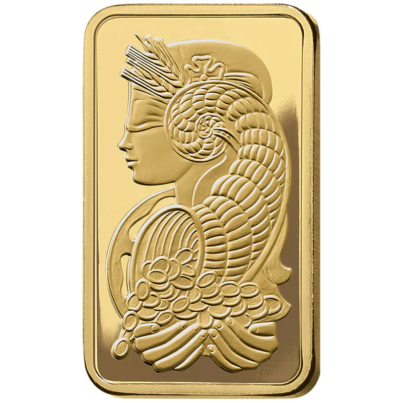 Pamp Suisse Queen Fortuna Gold Bar 24KT - 1/2 Ounce