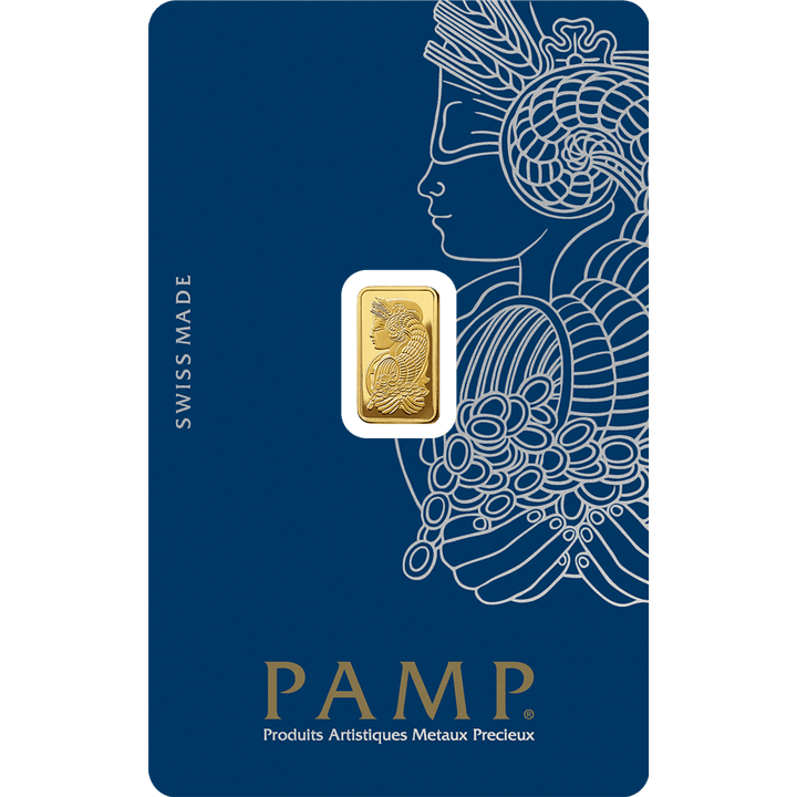 Pamp Suisse Queen Fortuna Gold Bar 24KT - 1 Gram - Malahi Gold Trading