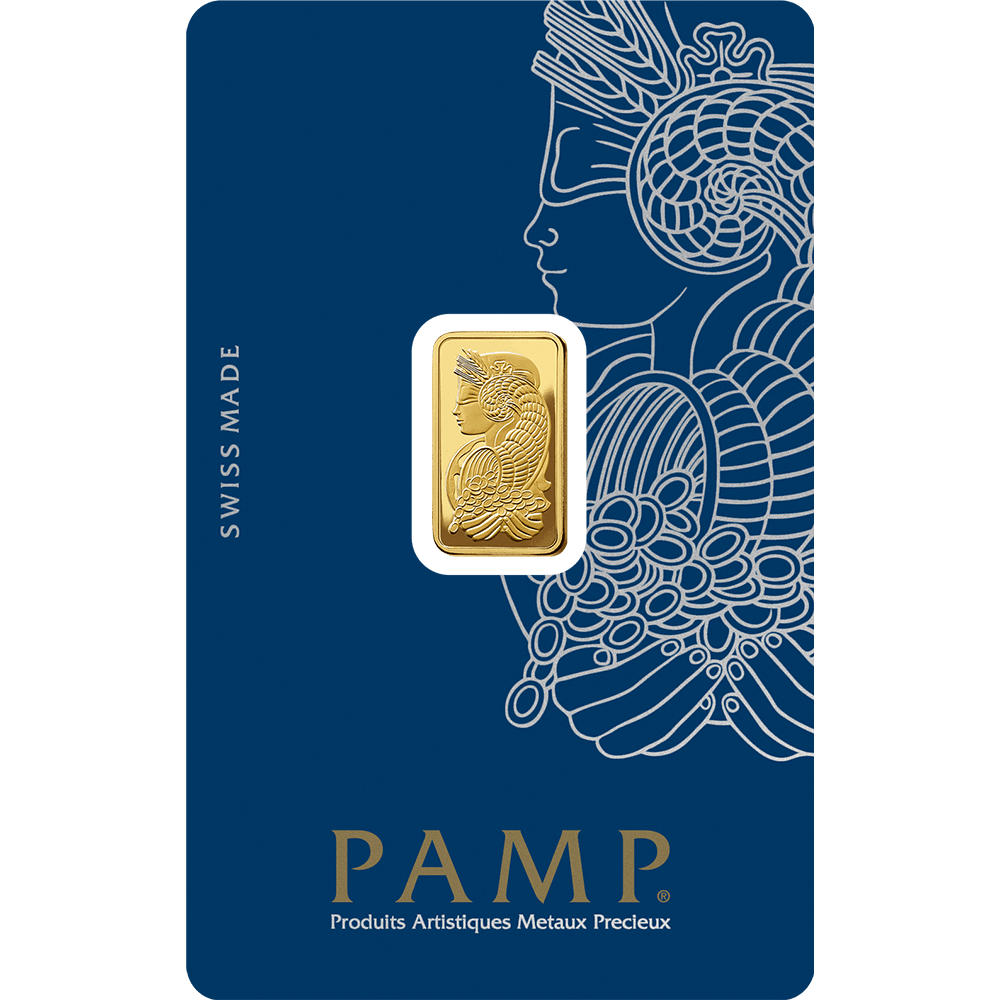 Pamp Suisse Queen Fortuna Gold Bar 24KT - 2.5 Gram - Malahi Gold Trading