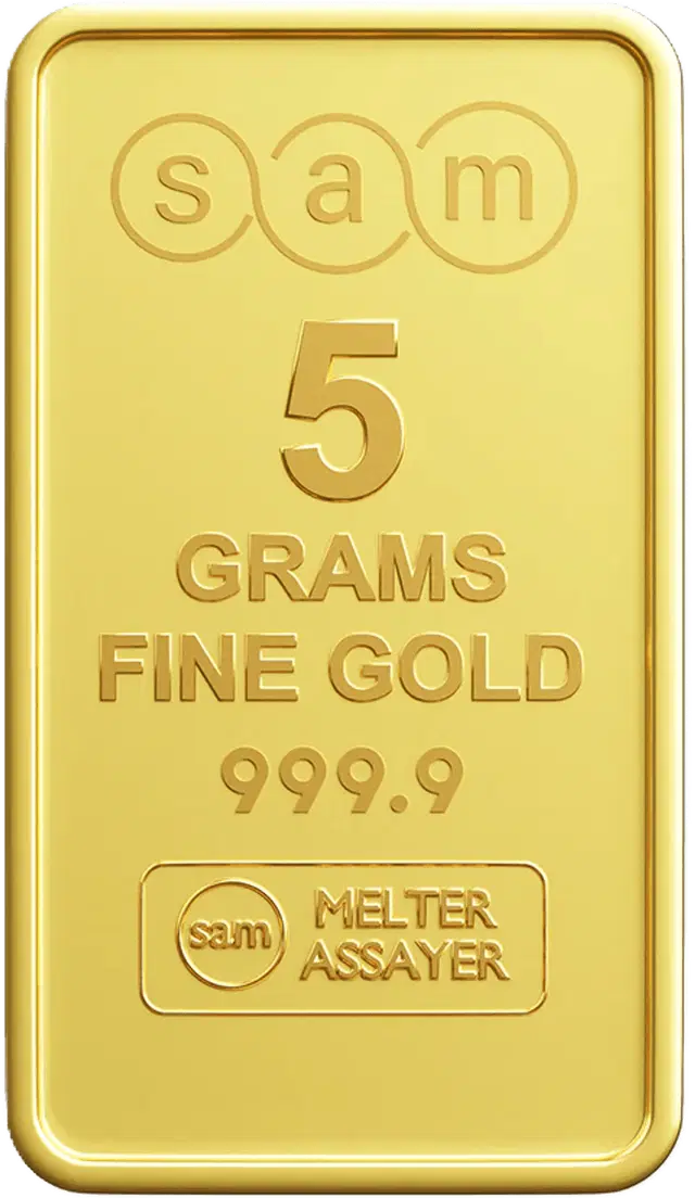 SAM Gold Bar 5 Gram