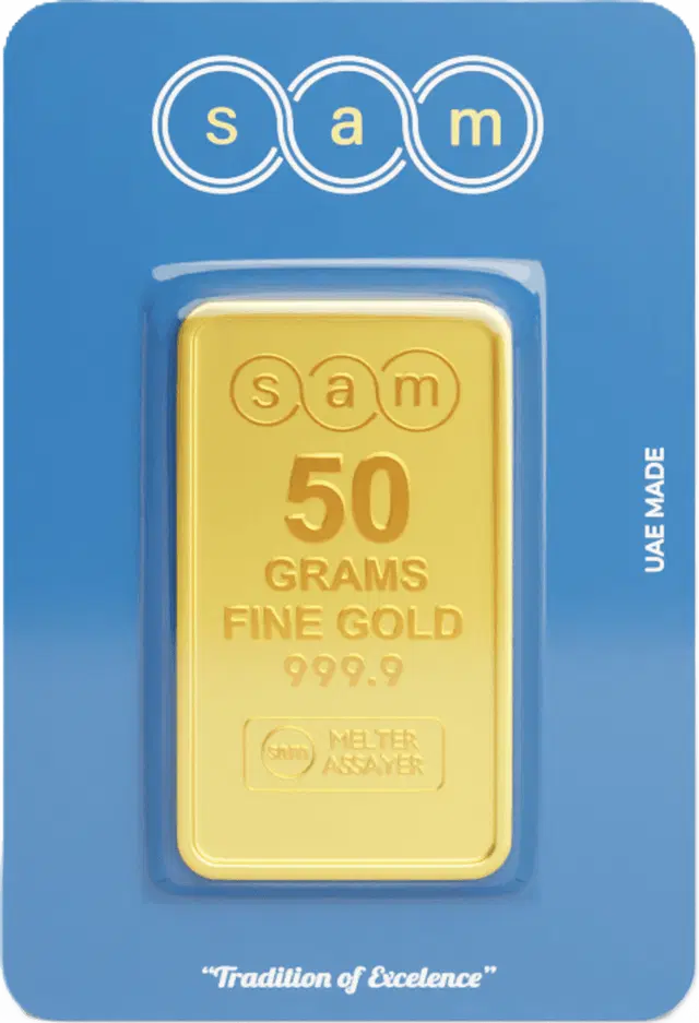 SAM Gold Bar 50 Gram