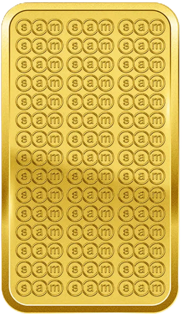 SAM Gold Bar 100 Gram