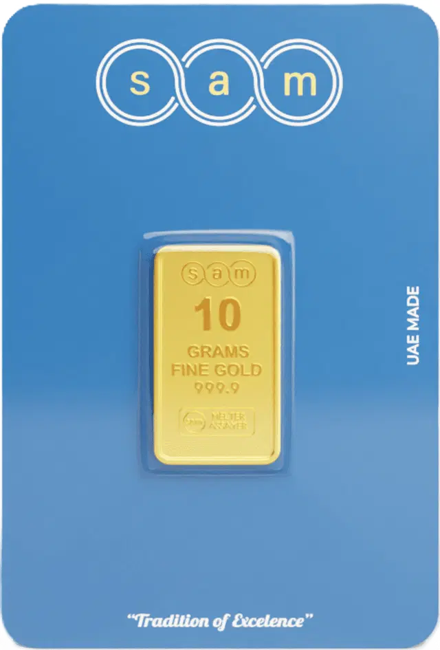 SAM Gold Bar 10 Gram