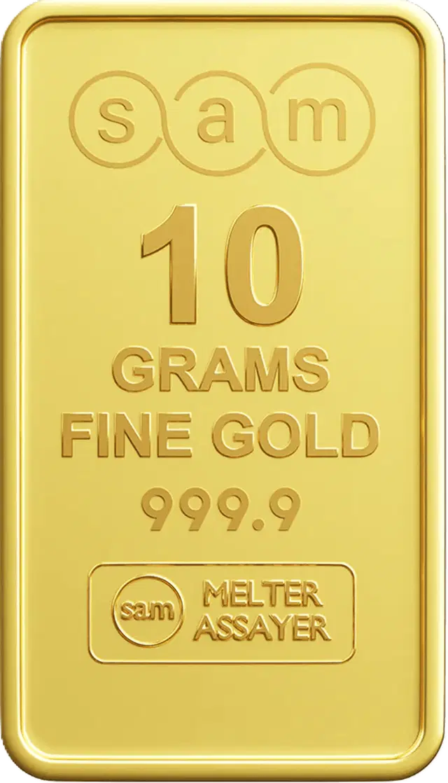 SAM Gold Bar 10 Gram