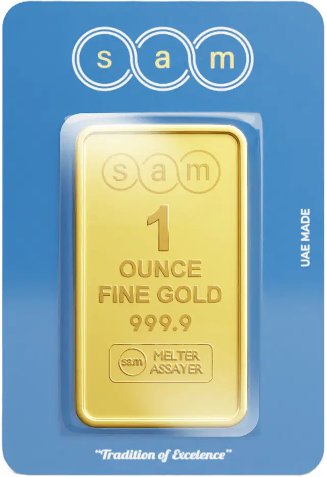 SAM Gold Bar 1 Ounce