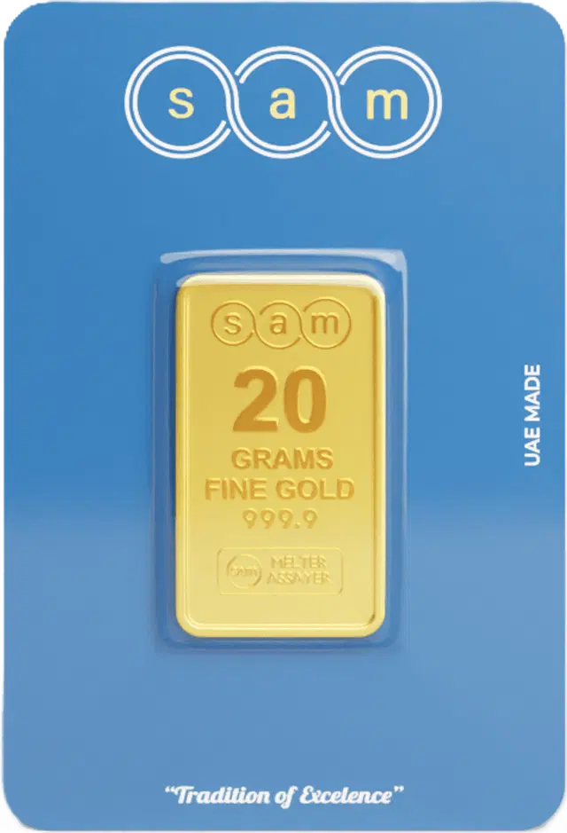 SAM Gold Bar 20 Gram