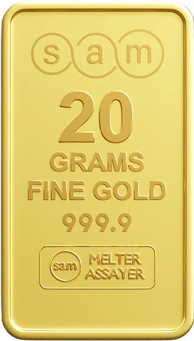 SAM Gold Bar 20 Gram