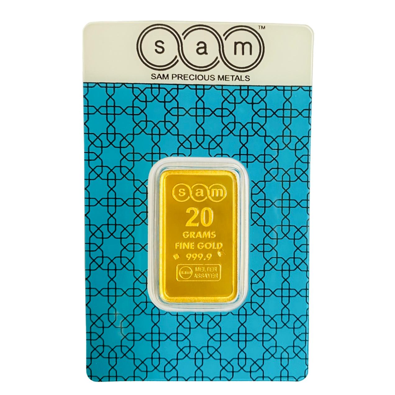 SAM Gold Bar 20 Gram