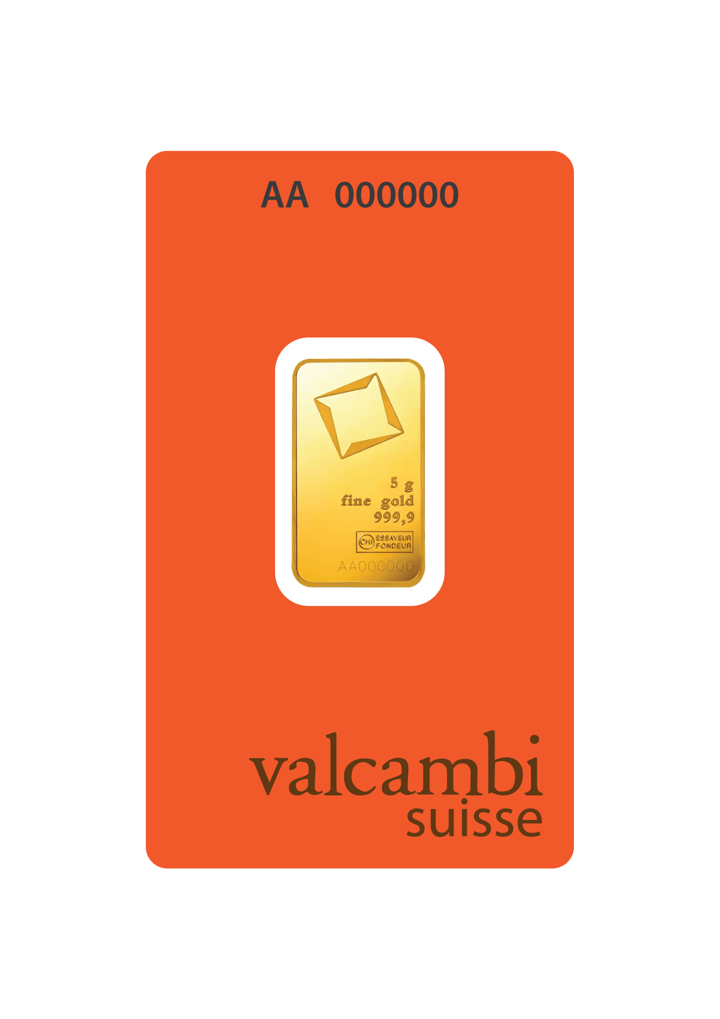 Valcambi Suisse Gold Bar 24KT - 5 gram - Malahi Gold Trading